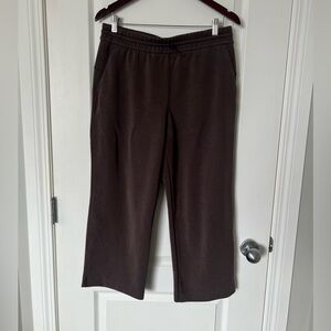 Lululemon Softstreme High rise cropped Brown Wide-Leg Pants